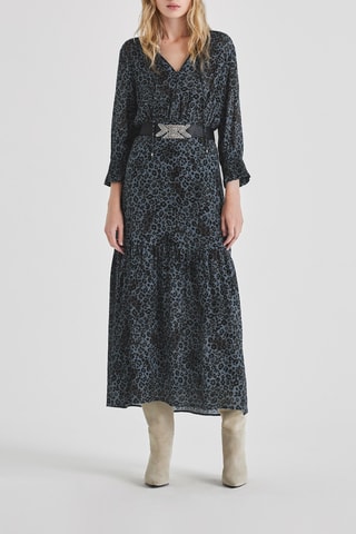 Robe longue - Bleu - IKKS