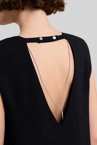 Vestido trapézio - Preto - IKKS