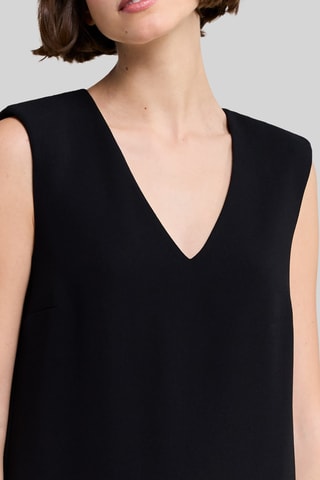 Vestido trapézio - Preto - IKKS