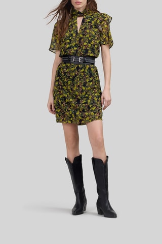 Vestido direito - Preto - IKKS