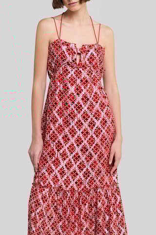 Vestido médio - Vermelho - IKKS