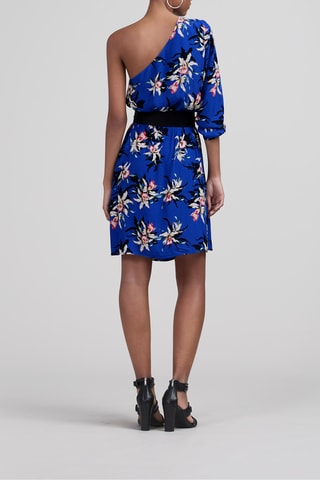 Robe asymétrique - Bleu cobalt - IKKS