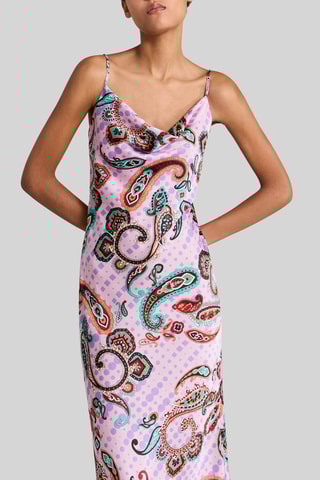 Vestido médio - Malva - IKKS