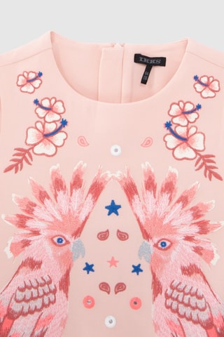 Vestido direito - Rosa - IKKS