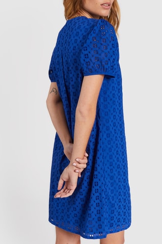 Vestido-camisa - Azul-elétrico - I.Code