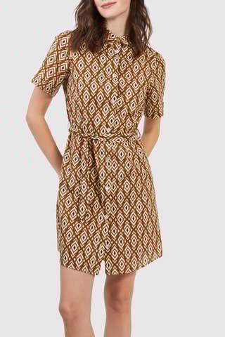 Robe chemise - Camel - I.Code