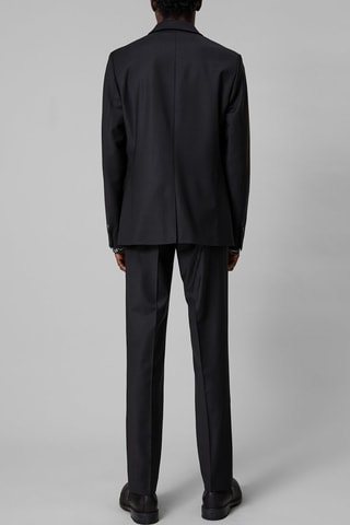 Veste de costume en laine - Noir