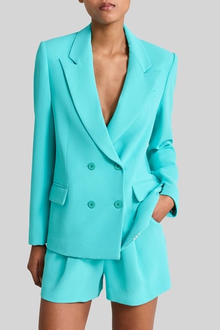 Casaco de fato oversize - Turquesa - IKKS