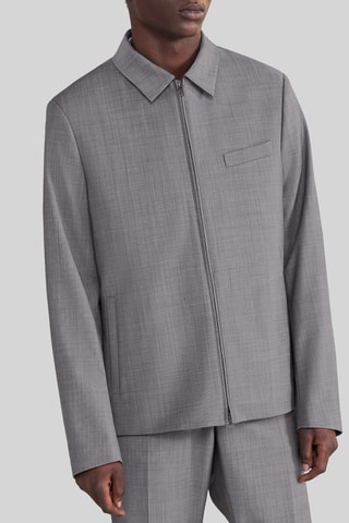 Blouson en laine - Gris - IKKS