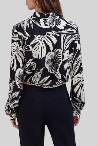 Camisa atada - Preto - IKKS