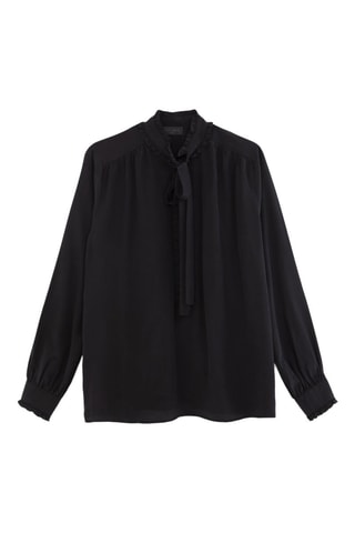 Camicia in seta - Nero - IKKS