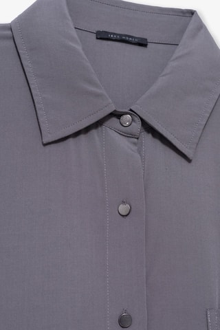 Camisa oversize - Cinzento-escuro