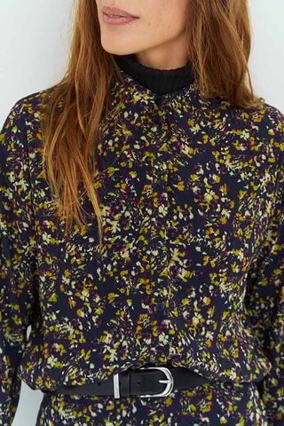 Camisa regular - Azul-marinho