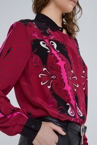 Chemise - Fuchsia et noir - IKKS