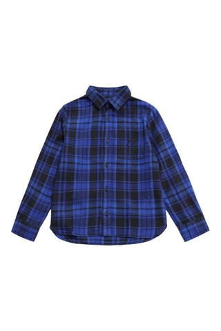 Camisa com capuz - Azul-real