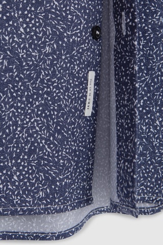 Camisa slim - Azul-marinho