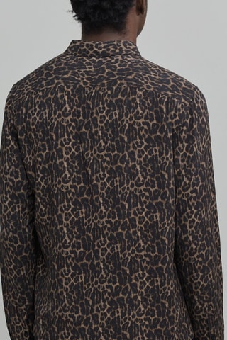 Camisa slim - Castanho