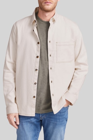 Sobrecamisa regular - Cru - IKKS