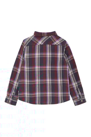 Camisa com capuz - Bordô e cru - IKKS Júnior