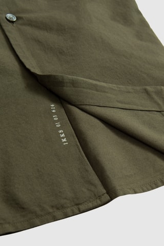 Camisa slim - Caqui - IKKS