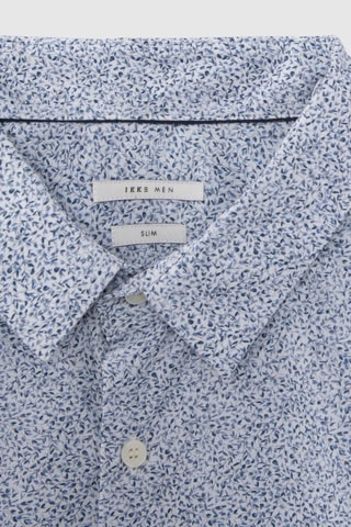 Camisa slim - Azul - IKKS