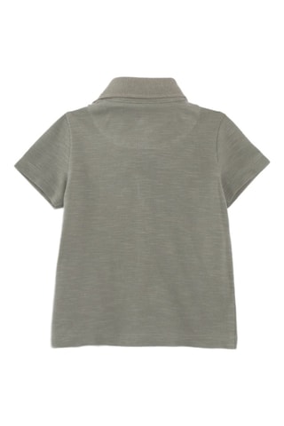 Polo efeito ilusório - Caqui mesclado - IKKS Junior