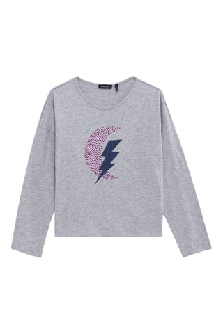 T-shirt - Cinzento mesclado - IKKS