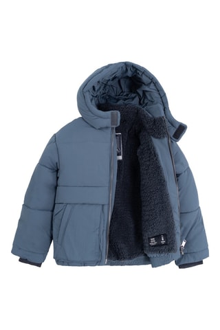 Doudoune à capuche - Bleu