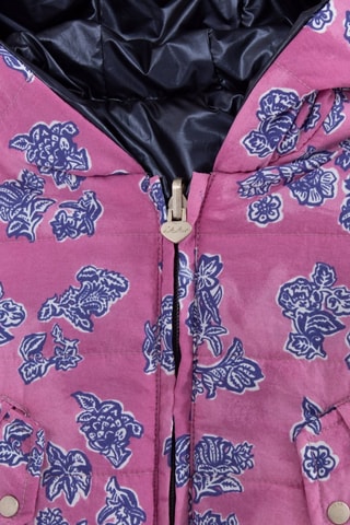 Doudoune réversible à capuche - Mauve et bleu - IKKS