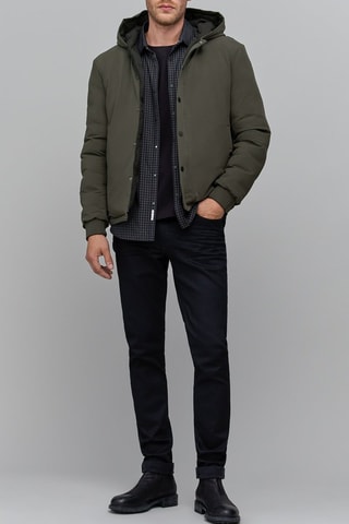 Doudoune réversible à capuche - Kaki