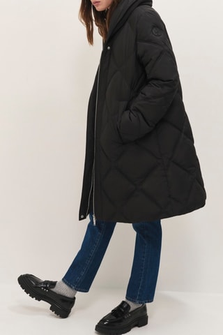 Doudoune longue - Noir