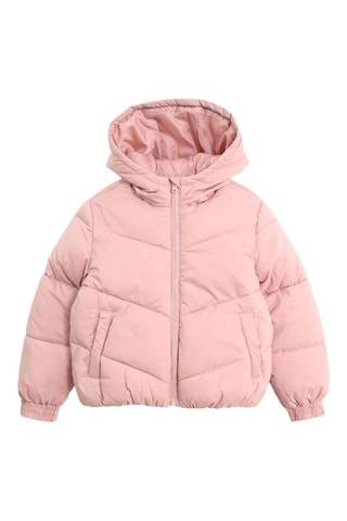 Gilet sans manches et doudoune à capuche - Rose - IKKS Junior