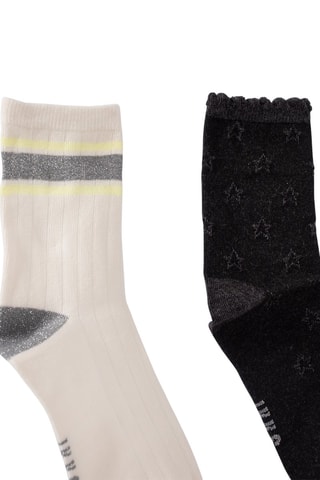 2 paires de chaussettes - Blanc - IKKS