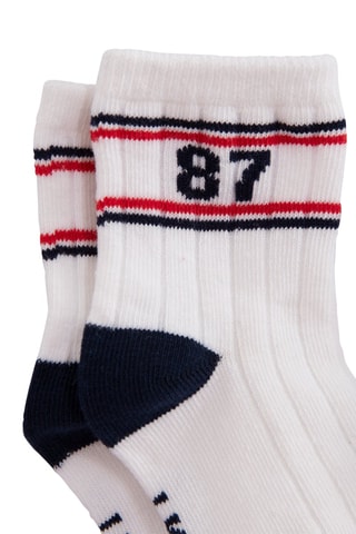 3 paires de chaussettes - Blanc - IKKS