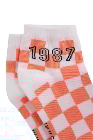 2 paires de chaussettes - Blanc et violet - IKKS