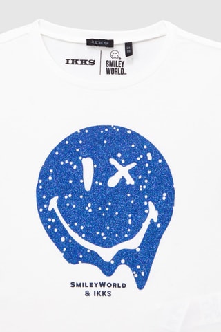 T-shirt Smiley - Branco - IKKS
