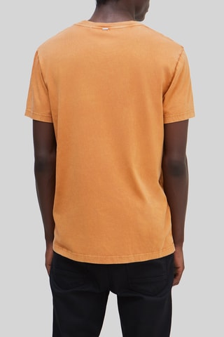 T-shirt em algodão biológico - Laranja