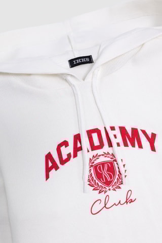 T-shirt à capuche - Blanc