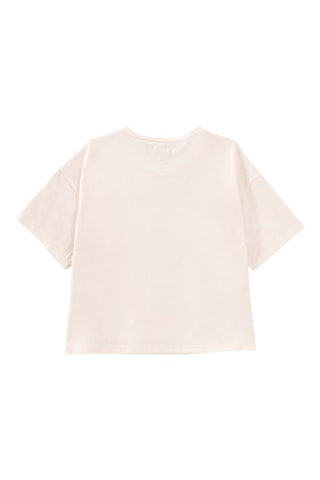 T-shirt em algodão biológico - Cru