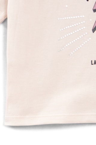 T-shirt em algodão biológico - Cru