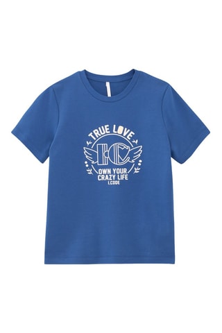 T-shirt - Azul-cobalto