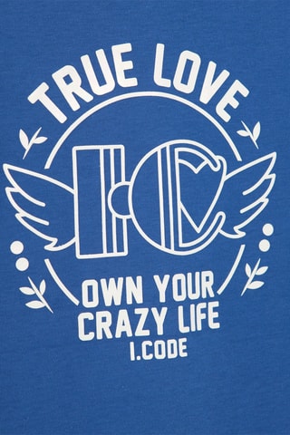 T-shirt - Azul-cobalto