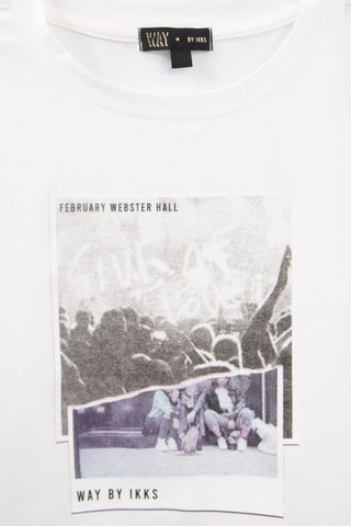 T-shirt em algodão biológico - Branco - IKKS Junior