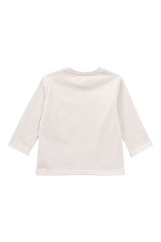 T-shirt em algodão biológico - Cru - IKKS Junior