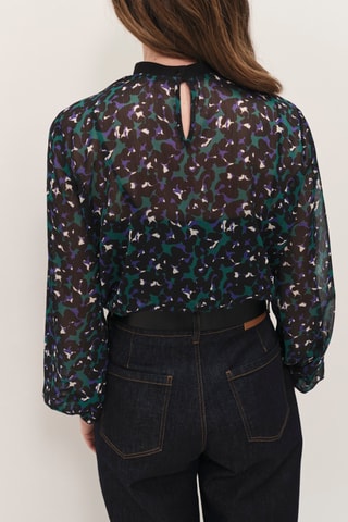 Blusa - Preto e verde - One Step