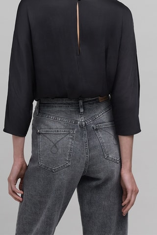 Blusa oversize - Preto - IKKS