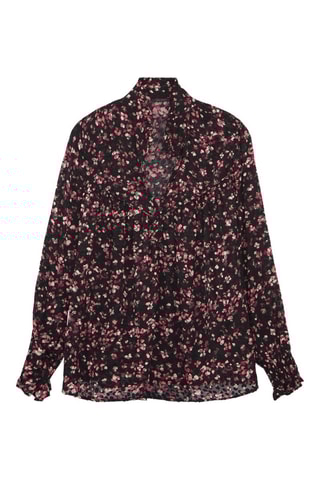 Blusa - Preto e bordô