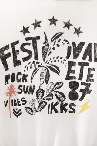 Sweat à capuche - Écru - IKKS