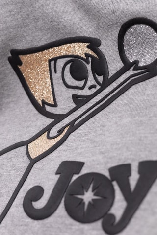 Sweat à capuche Joy Vice-Versa Disney Pixar - Gris chiné