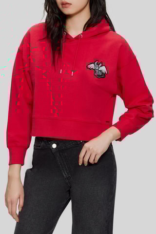 Sweat com capuz - Vermelho - IKKS